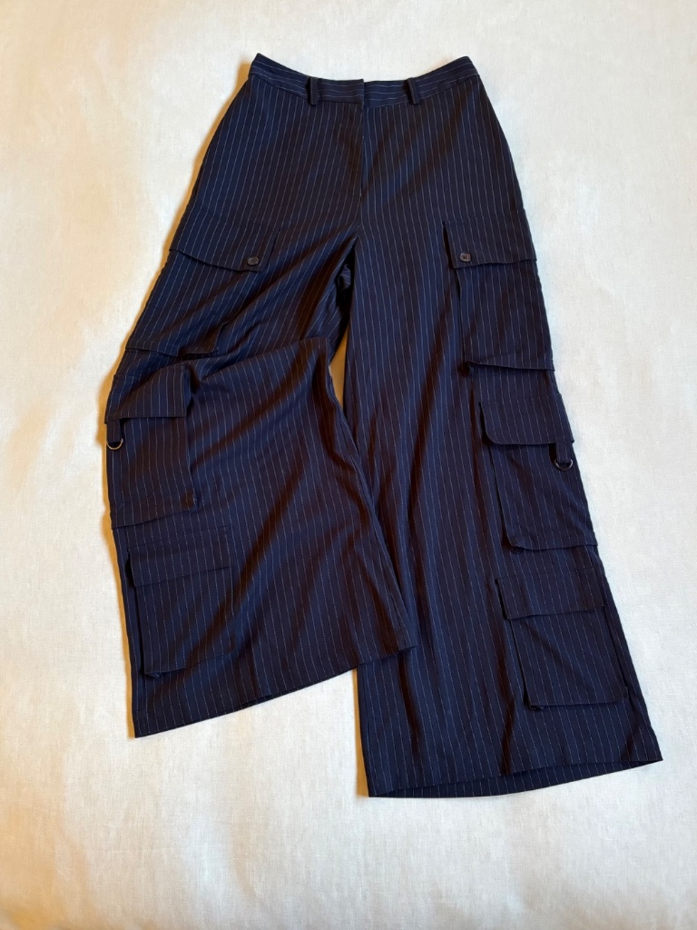 TwentySixHundred Pinstripe Utility Pants for Anthropologie